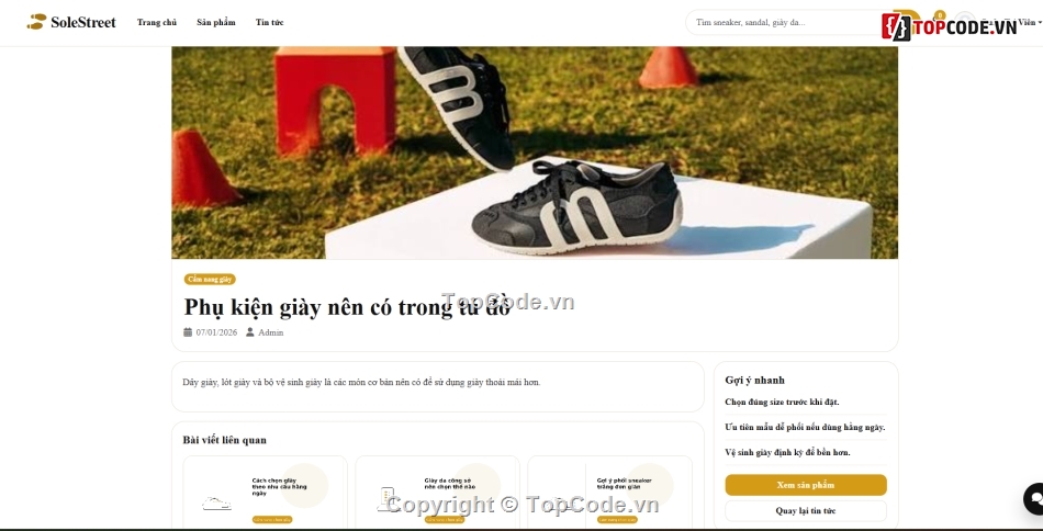 web bán giày,website bán giày,bán website